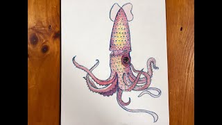 Draw & Paint a Strawberry Squid! - OTZ Art