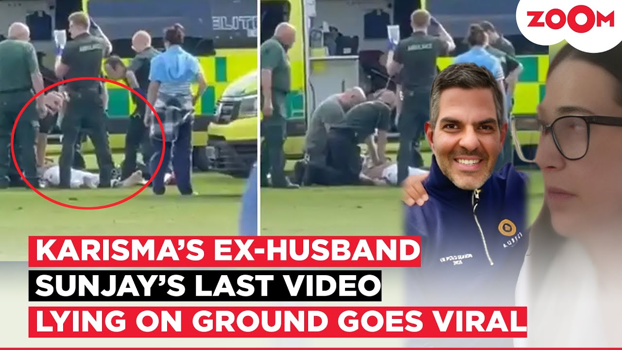 Karisma Kapoor's ex-husband Sunjay Kapur's LAST video lying on ground after heart attack goes VIRAL