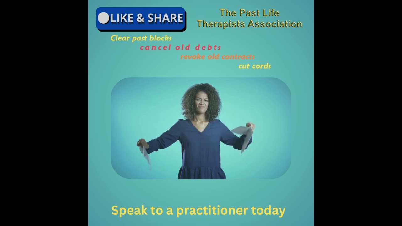 Past Life Therapy: Cut cords, release vows, break contracts.  