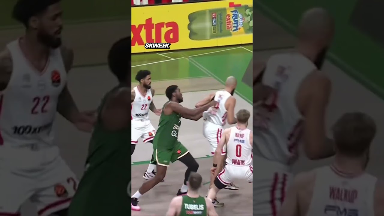 TENSION FLARED BETWEEN GEORGIOS BARTZOKAS AND EVAN FOURNIER IN THE FINAL SECONDS!