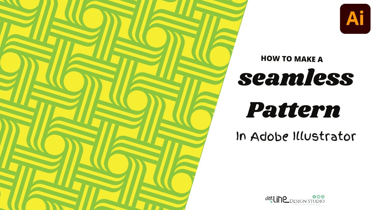 Making of Seamless Pattern in Adobe Illustrator - YouTube