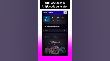 AI QR Code Generator using qrcode-ai.com #ai #aiqrcode #aitools #tech