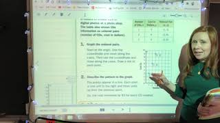 Chapter 1, Lesson 5, Graphing Ratio Tables