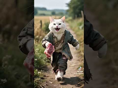 Cat is poor 😭 #cats #viral #kids #cartoon #anime #foryou #shorts #funniestvideo #eyecatchy #funnycut