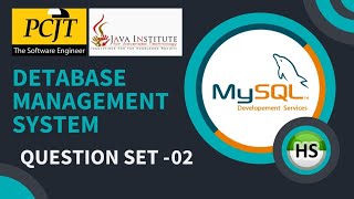 Question Set 02 | Database Management System | Java Institute #dbms @javainstituteforadvancedte1415