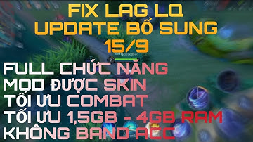 FIX LAG LQ S3-2023 SAU UPDATE BỔ SUNG 15/9 SIÊU TỐI ƯU • NHP FIX LAG •