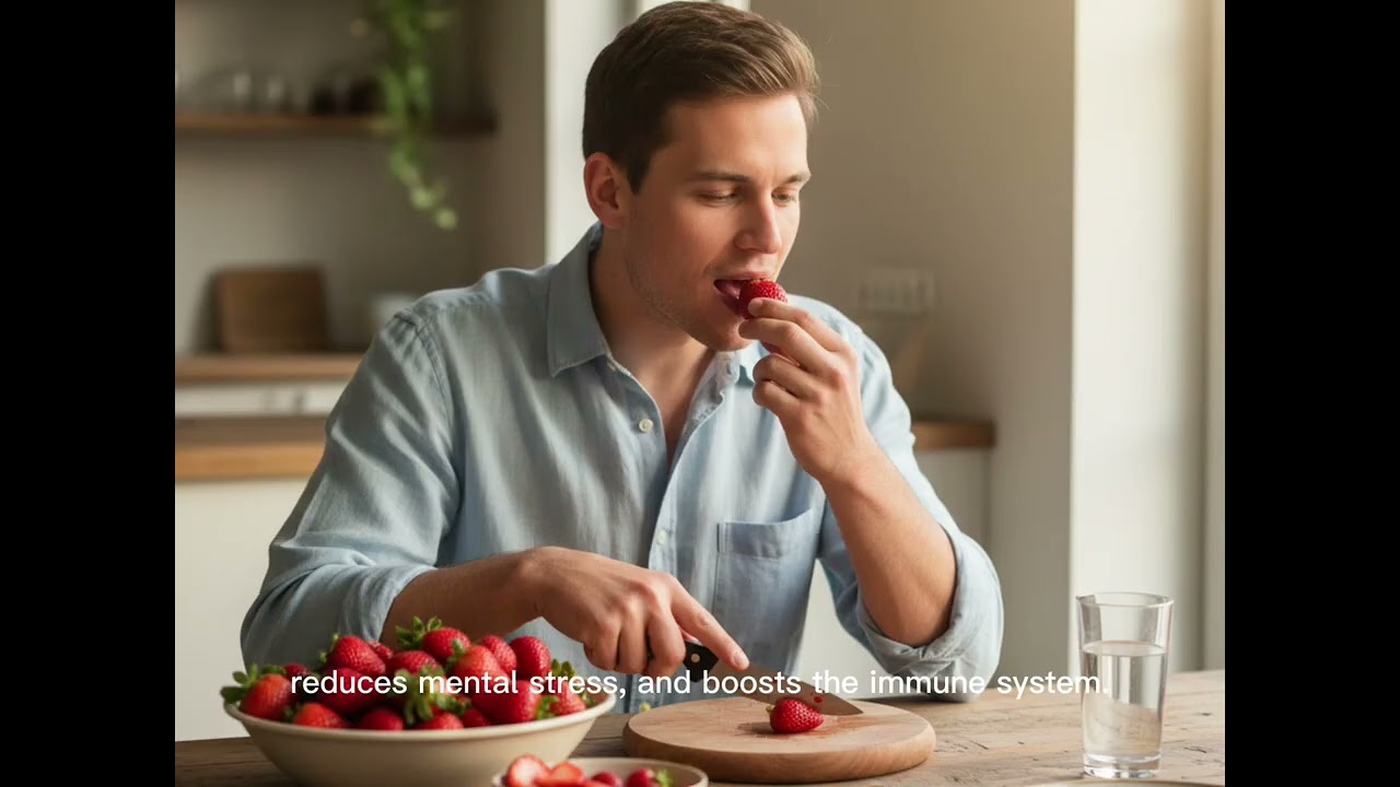 Strawberries & Exercise: Boost Your Energy Naturally!” #healthandfitness 