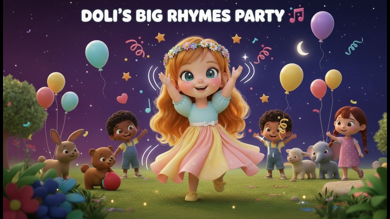 Doli’s Big Rhymes Party 🎉🎶 | Fun Nursery Rhymes Collection for Kids