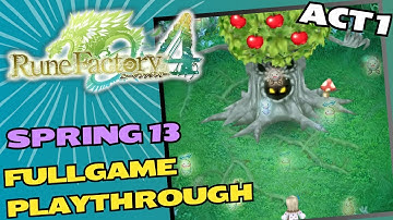 Rune Factory 4 Special - Act 1 - Spring 13 - Playthrough - No Commentary