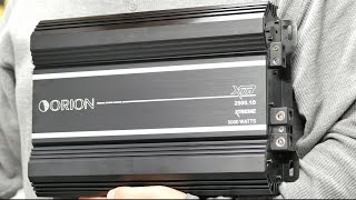 Orion XTR 2500.1D Amp Dyno Test  Real RMS Power at 12.6 volts
