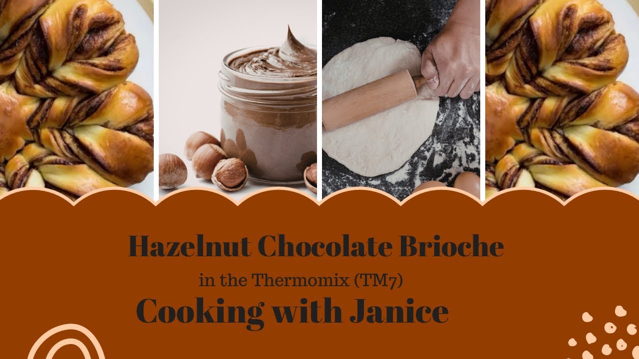 Шоколадно-ореховая бриошь в Thermomix (TM7) - Готовим вместе с Дженис