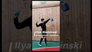Ilya Sladzinski | Warm-up routine | Pivot pickoff | Pitcher | PlyoShop