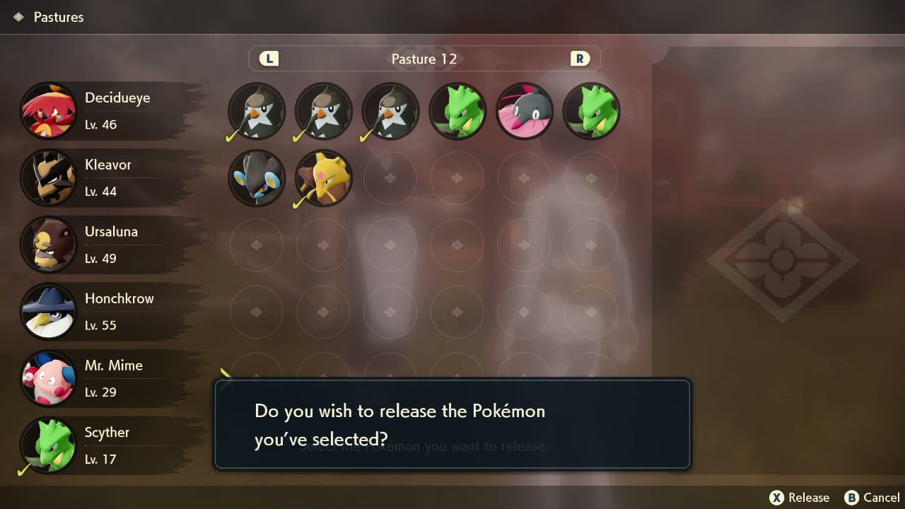 What happens when you realease a TON of Pokemon in Legends Arceus??!!