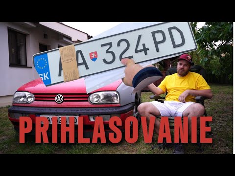 Prihlasovanie dovezenho auta