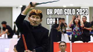 BK PON SOLO PENCAK SILAT DAY 1