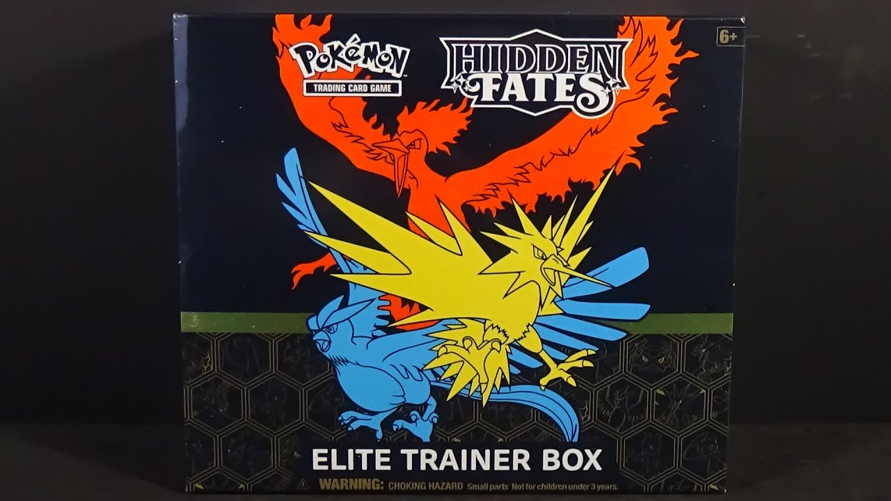 Pokemon Hidden Fates Elite Trainer Box ETB Opening!