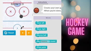 How to create hockey game in sports game in code.org.