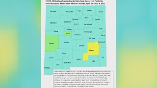 Celebrity Updated COVID-19 county map shows majority of New Mexico now in Turquoise Level Wealth