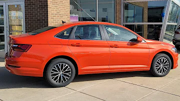 2021 VW Jetta 1.4T S in Habanero Orange Metallic