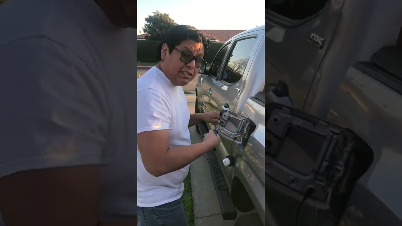 3rd Gen Toyota Tacoma EASY Gas cap holder upgrade