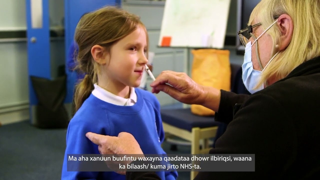 NHS Flu Vaccinations for Children [Somali Subtitles]