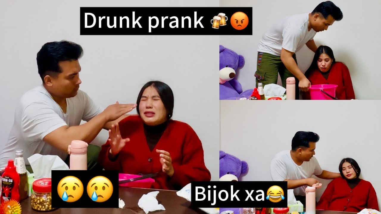 Пьяный розыгрыш над мужем 🍷😂🥹|| Во время беременности🤰😜