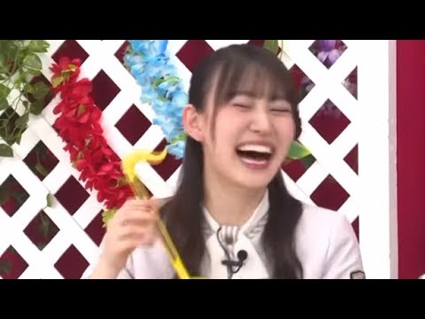 顔が松尾美佑で声が林瑠奈のオタマトーンに爆笑する松尾美佑と矢久保美緒
