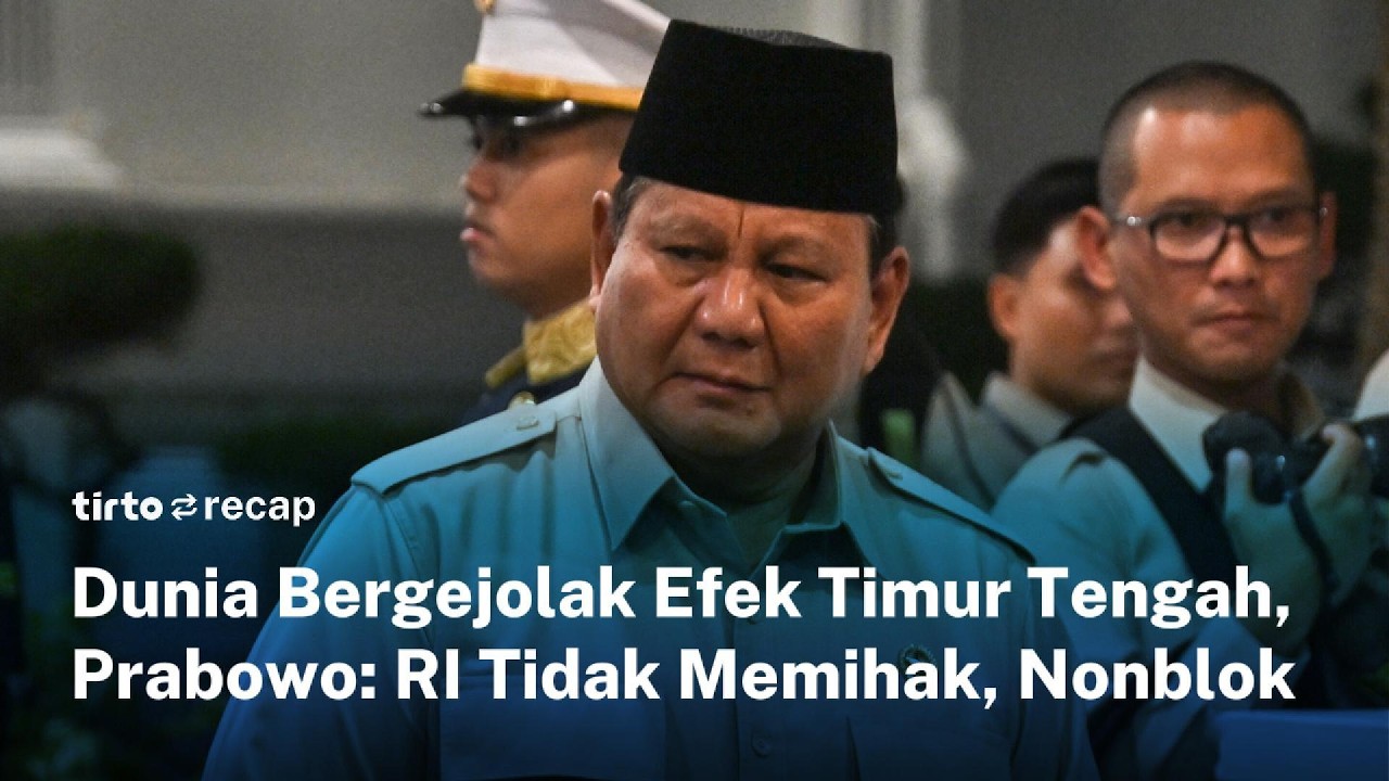 Dunia Bergejolak Karena Konflik Timur Tengah, Prabowo: Non-Blok Buat Indonesia Nikmati Kedamaian