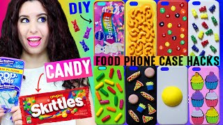 10 Diy Candy & Food Phone Case Hacks Decorate Iphone Cases W Skittles, Gummy Bears, Mac-N-Cheese