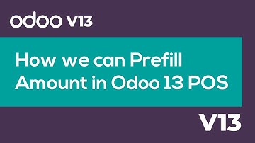 How can we Prefill Amount in Odoo 13 POS? #odoopos