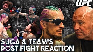 SUGA SEAN \& TEAM'S INSTANT EXCLUSIVE REACTION AT UFC 299 AFTER DESTROYING MARLON CHITO VERA