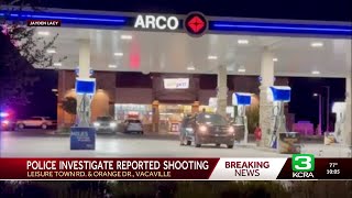 Vacaville officers investigate shooting near a gas station