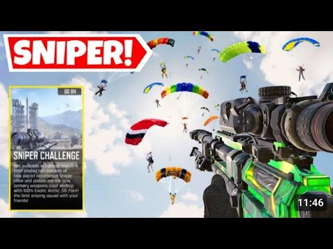 *new*my first sniper challenge gone wrong in cod call of duty - YouTube