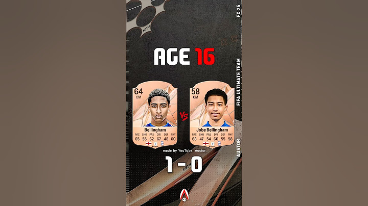 Jude Bellingham VS Jobe Bellingham FIFA EVOLUTION AGE 16 - 23! #fc25 #fifa #cardfifa #shorts #austor