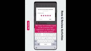 Rate & Review Activities–Tripio App Preview screenshot 4