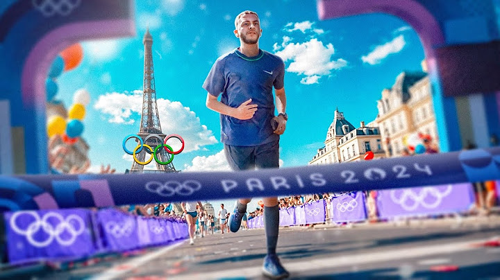J’AI COURU LE MARATHON DES JO PARIS 2024.