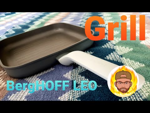 Распаковка-мини-обзор антипригарной cковороды-гриль BergHOFF Leo 🔥🔥