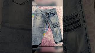 only 240 rupees Blue Denim medium size capri for young girls# Sham bhai