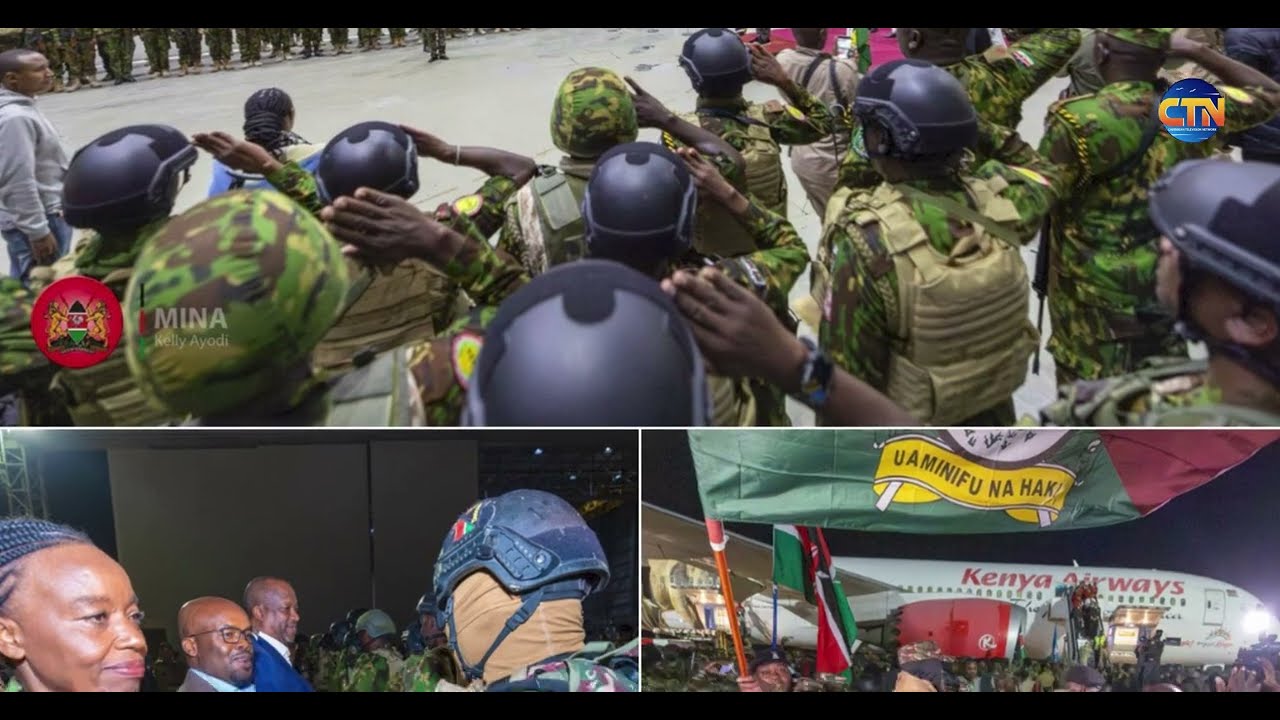 retour au Kenya du deuxième contingent de policiers déployé en Haïti