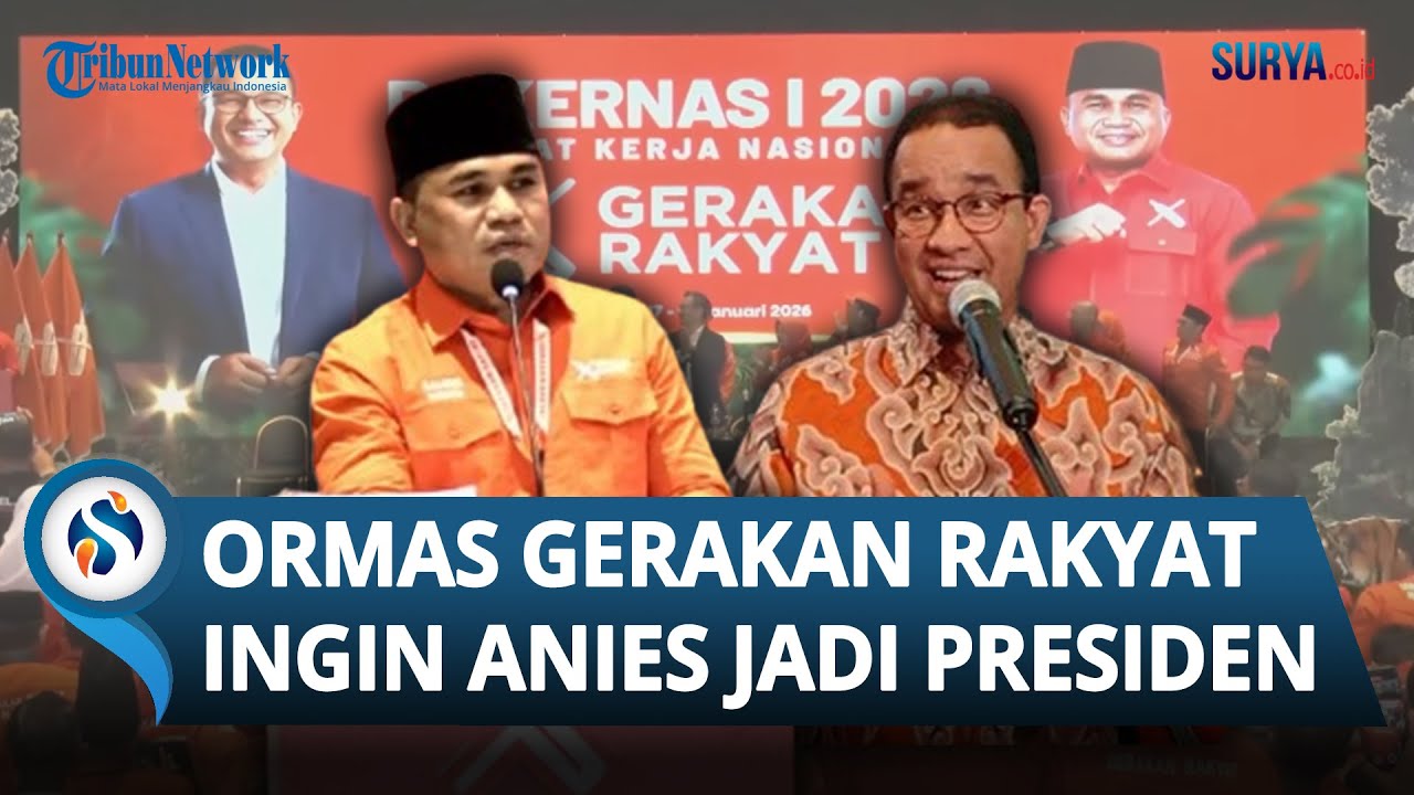 Resmi Jadi Parpol, Ormas Gerakan Rakyat Dorong Anies Baswedan Jadi Presiden RI Selanjutnya