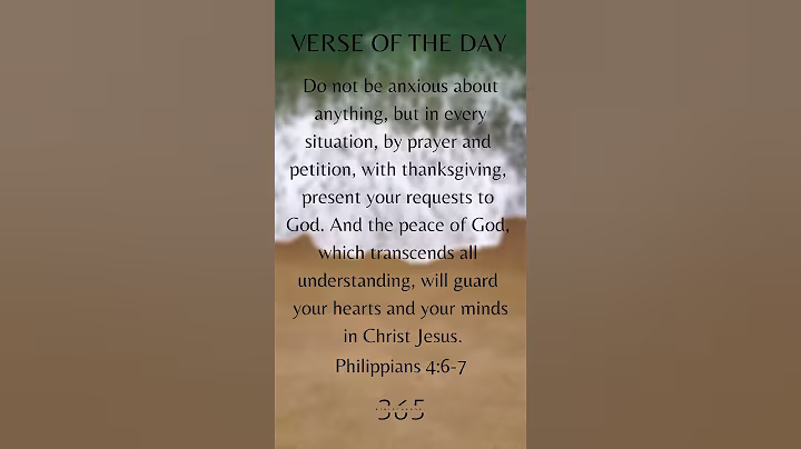 Finding Peace in Prayer – Philippians 4:6-7 Bible Verse