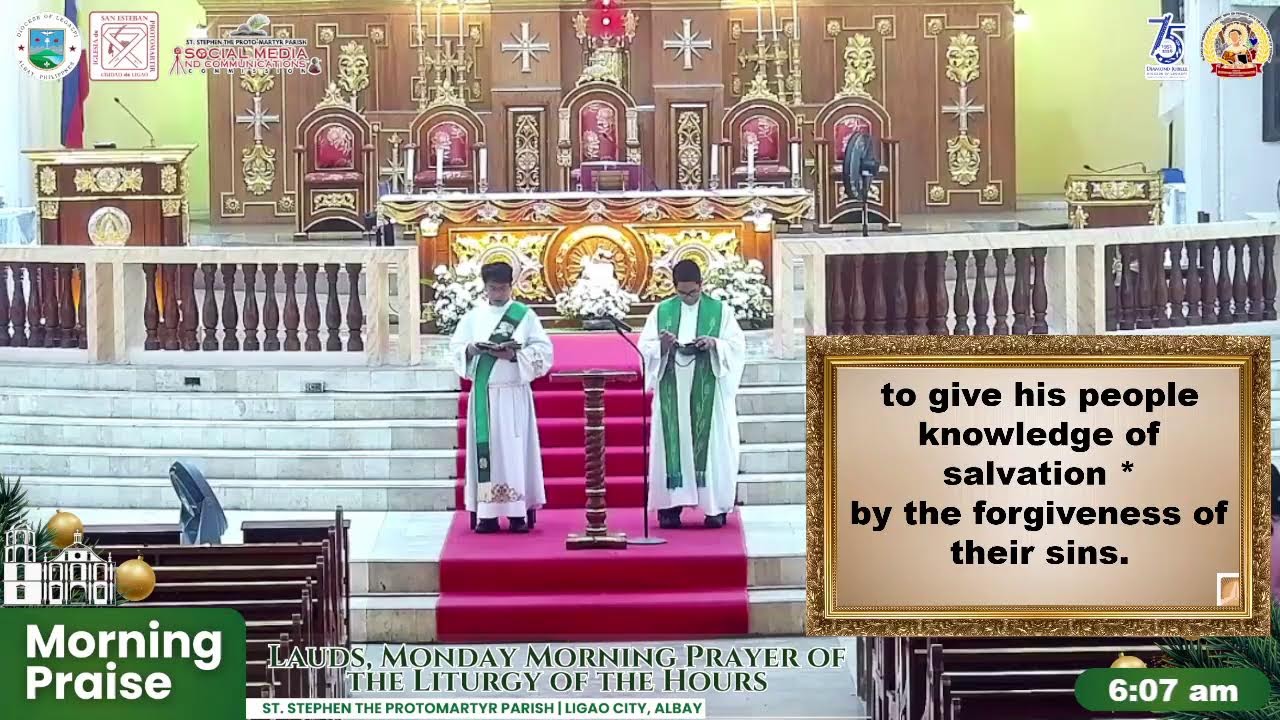 Lauds, Monday Morning Prayer of the Liturgy of the Hours