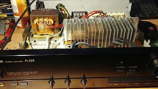 Pioneer A223 service - YouTube