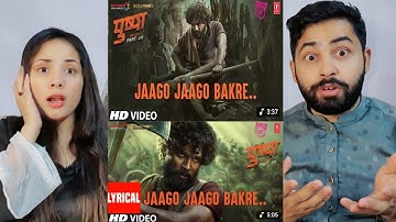 Pushpa Song Reaction Jaago Jaago Bakre (Video Song) | Allu Arjun, Rashmika