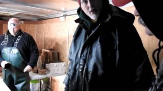 Muskie and Walleye Tagging by Iowa DNR, ISU, Gillnetting at Big Creek Lake, Polk County Iowa