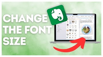 How to change the font size in Evernote?