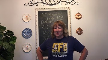 12-7 Measure Length Using Different Units