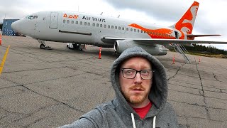 Flying a BOEING 737-200 COMBI to a remote Inuit village