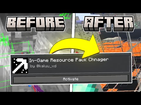 In-Game Texture Pack Changer for MCPE 1.26.23 | Xray, 3D/4D Skins, 1.18 Shader Support