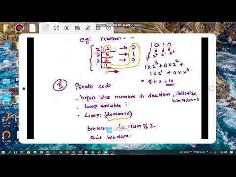 Decimal To Binary Conversion Program